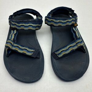 Teva Blue Strappy Outdoor Sandals, little girl SZ 1, box 14